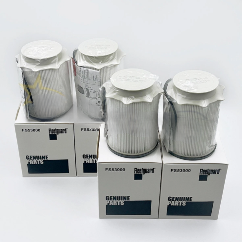 4PCS Fleetguard FS53000 Fuel/Water Separator Filter for Cummins 6.7L Diesel