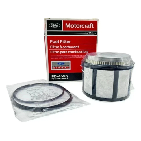 Genuine Motorcraft FD-4596 Fuel Filter Kit for Ford 6.0L Power Stroke Diesel